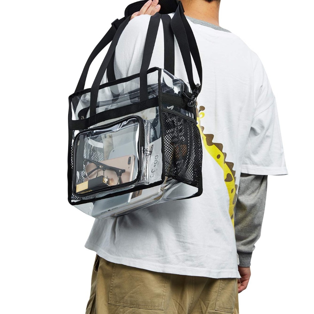Women'S Bags Everyday - Clear Tote Bag Heavy Duty Plastic