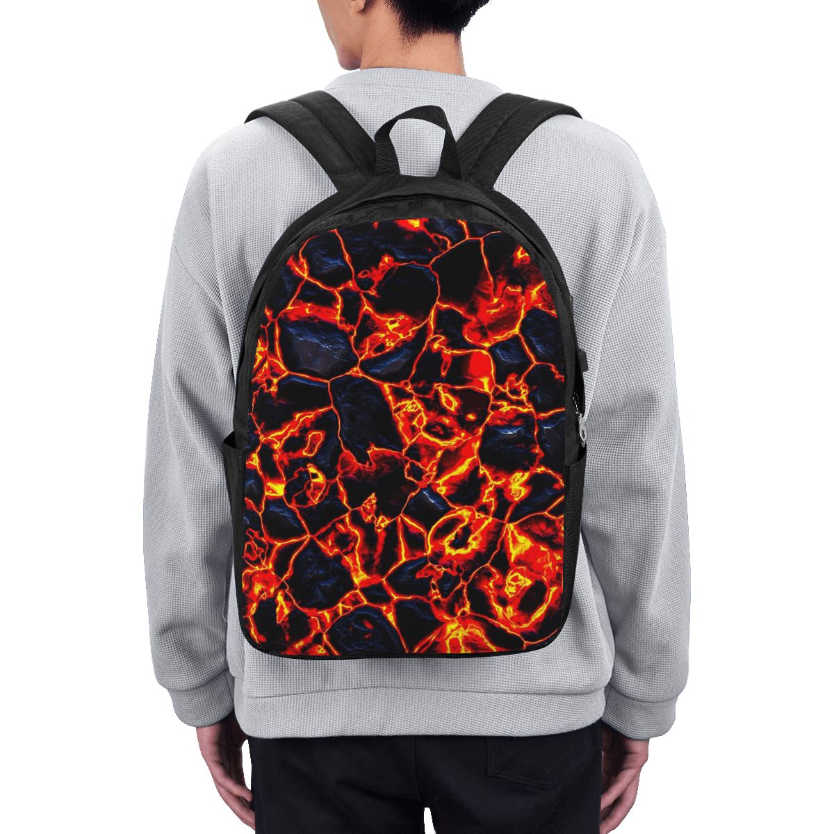 Women Bags For Women - Magma Volcano Lava Fire Backpack Travel