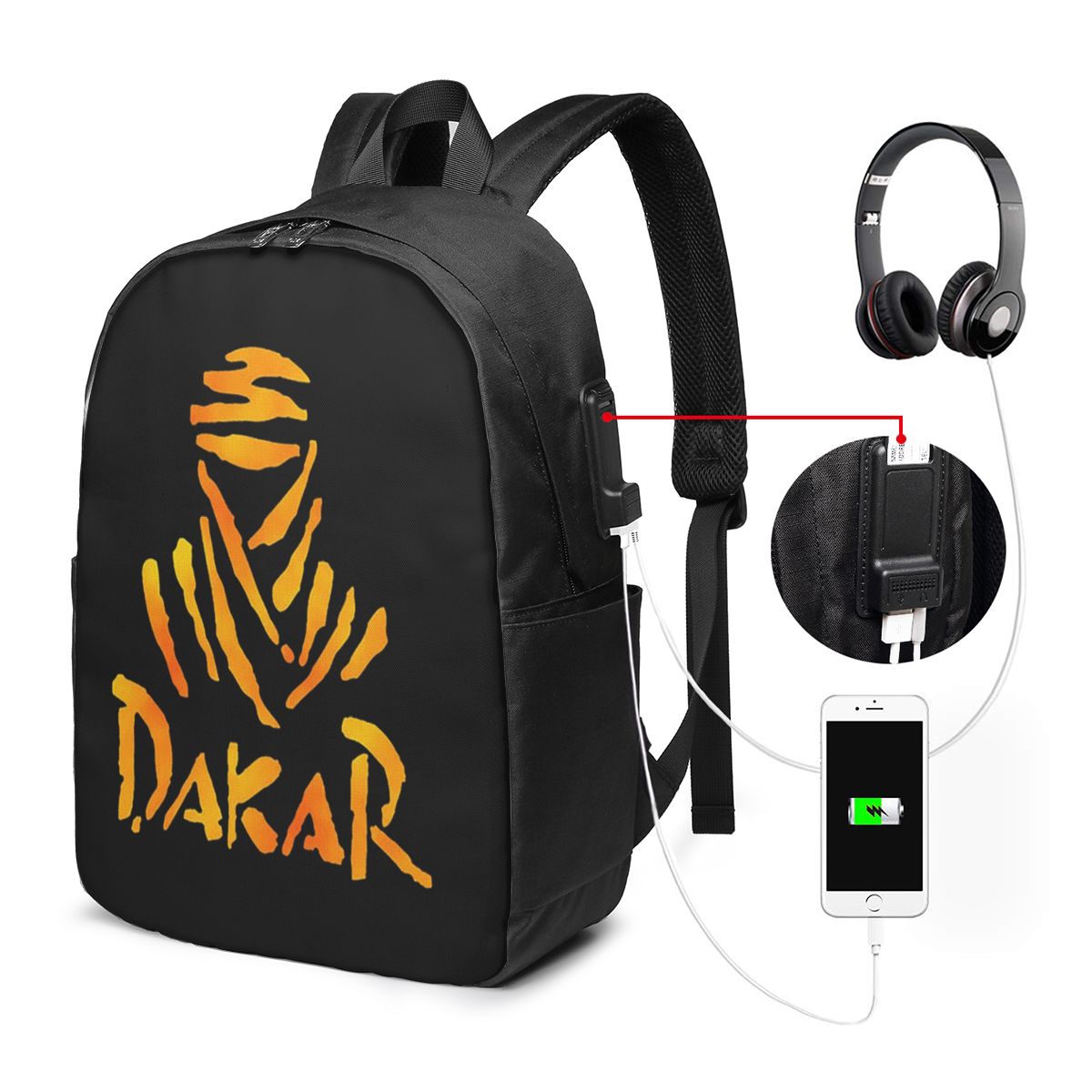 Women Bags For Women - Dakar Rally Motorcycle Backpack Travel Notebook