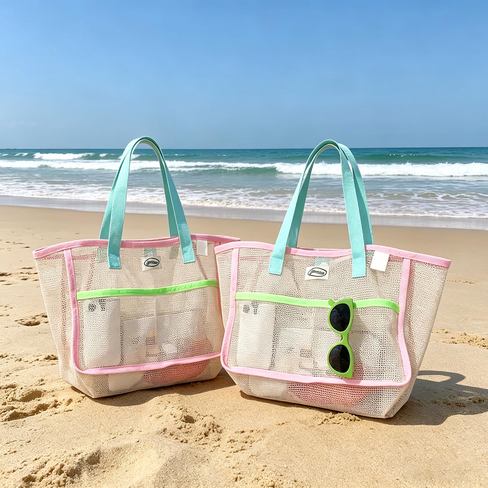 Women Bags Deals - Beach Bags for Women Colorful Foldable
