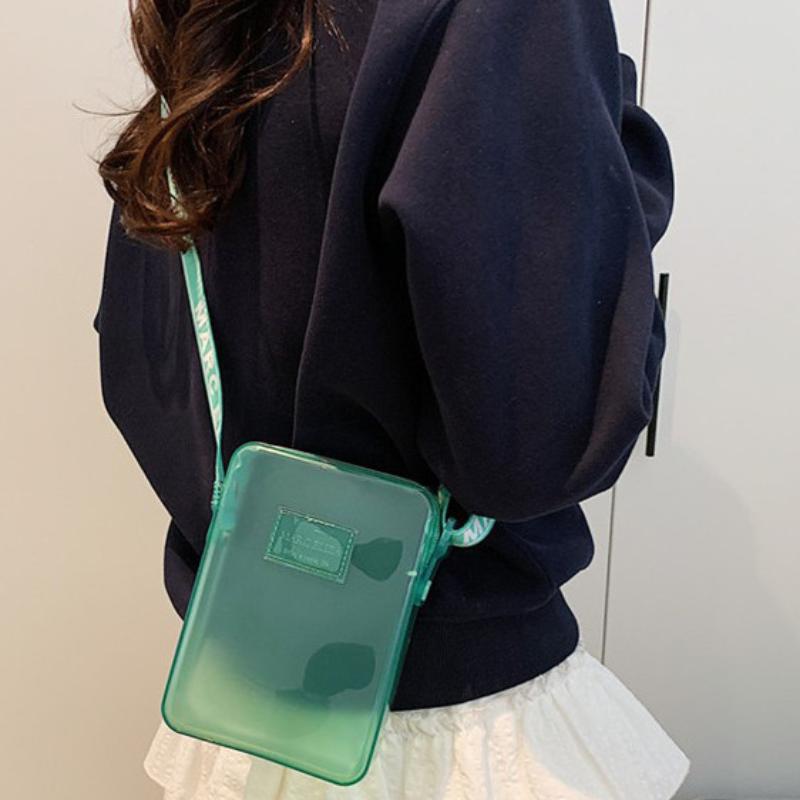 Women'S Bags Everyday - NewFashionable PVC Messenger Bag Transparent Shoulder