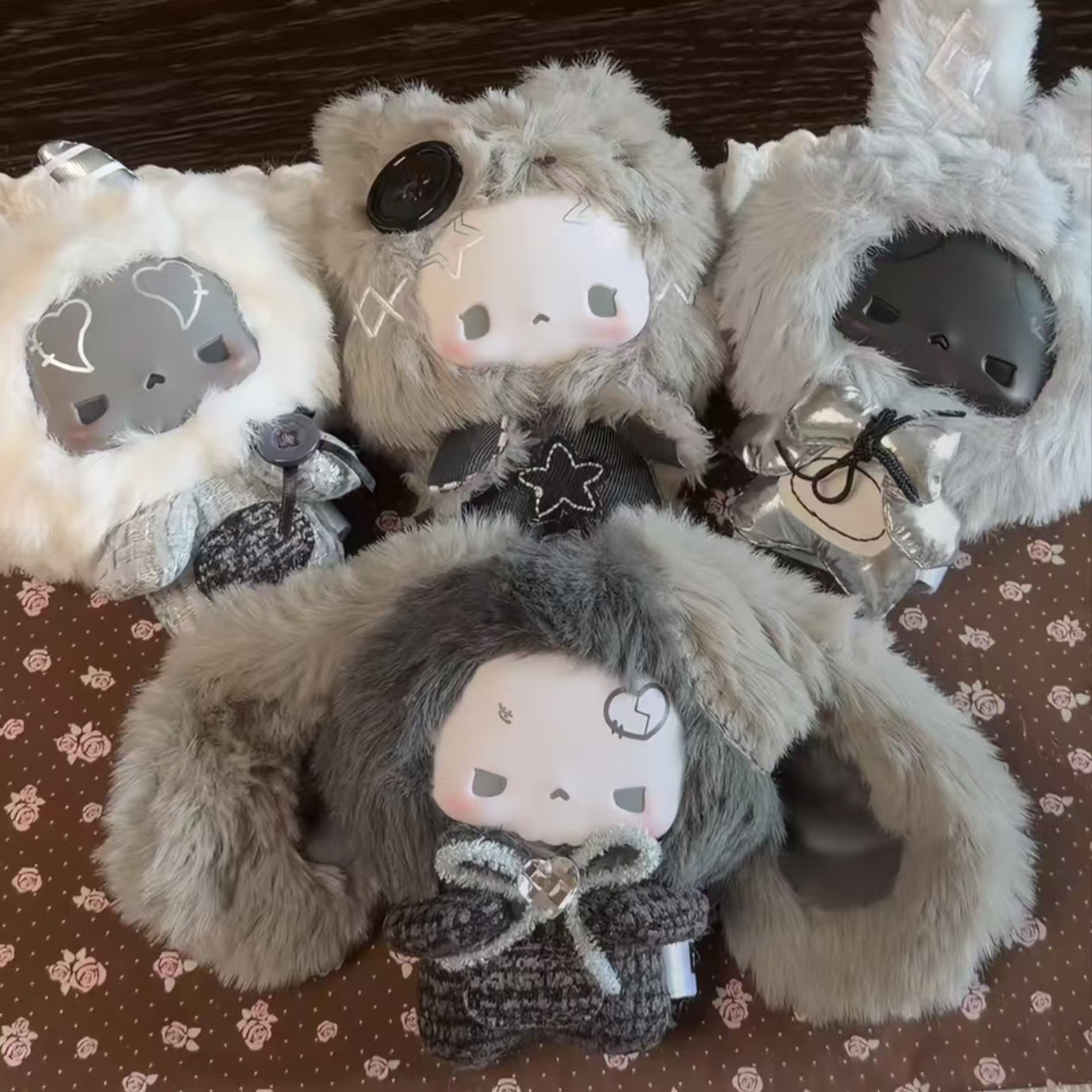 Women Bags Collection - Gugu Gray Scale Concerto Series Plush