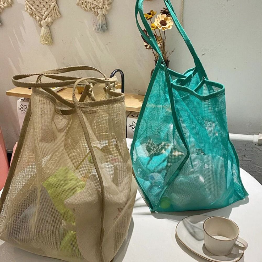 Mesh Shoulder Bag Transparent  - Women'S Bags Everyday review and price
