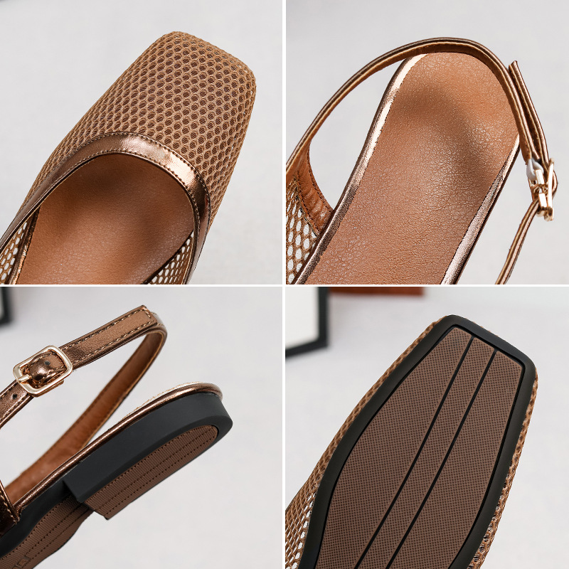 Mesh square head slippers bag  - Women'S Japanese Bags review and price
