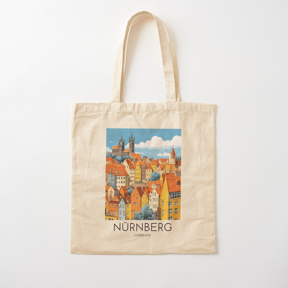 A Pop Art Travel Print of Nürn - Women Bags Germany review and price