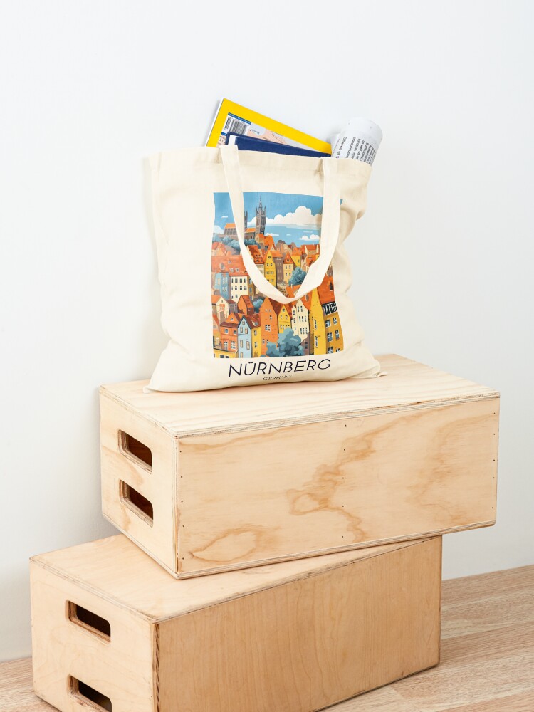 A Pop Art Travel Print of Nürn - Women Bags Germany review and price