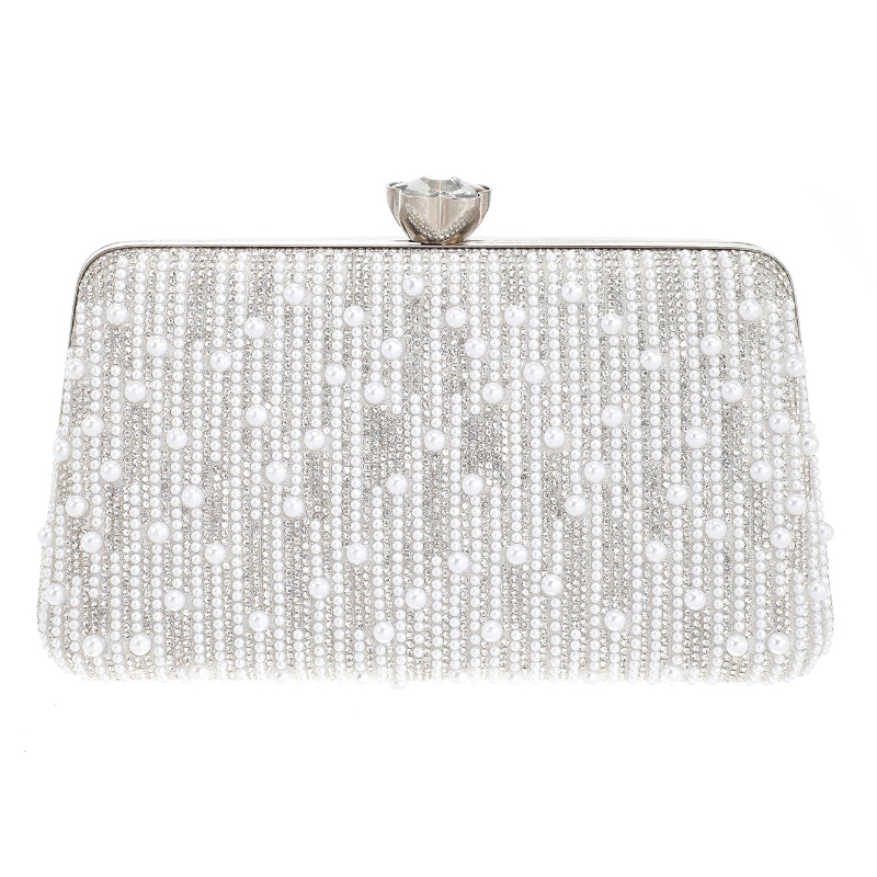 Formal Silver Evening Bags Wom - Evening Bag Beaded review and price