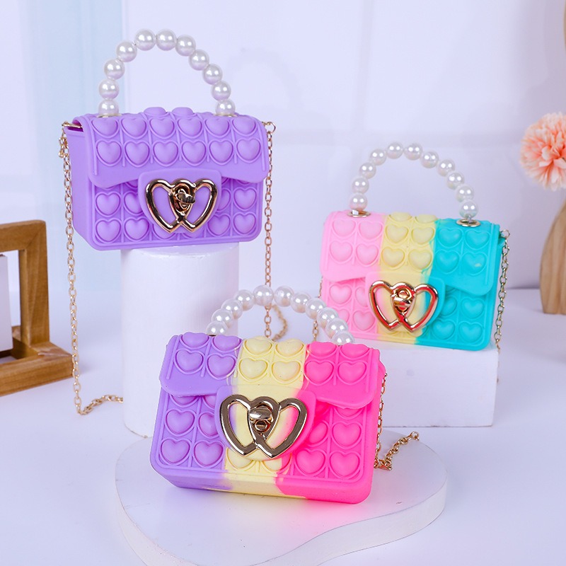 Silicone Love Bubble Jelly Bag - Women Bags Offers review and price
