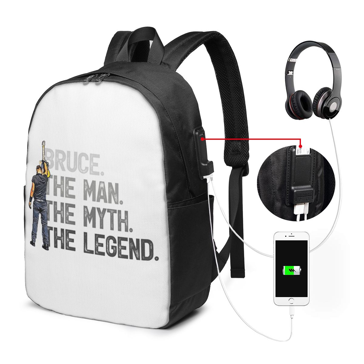 Bruce Springsteen Backpack Tra - Women Bags For Women review and price