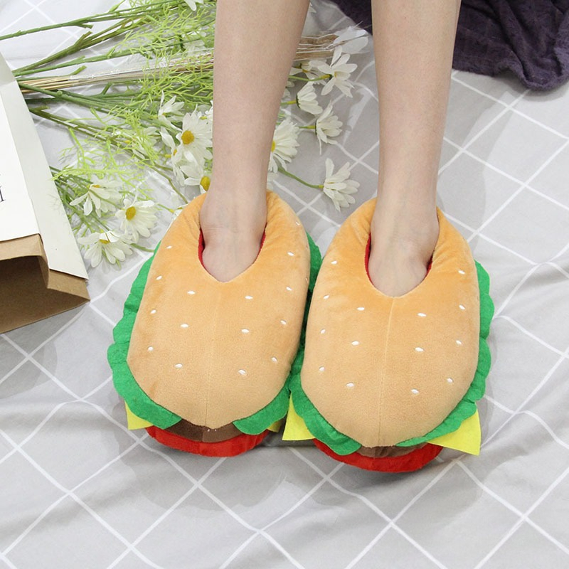 New Cartoon Hamburger Plush Sl - Women Bags New review and price