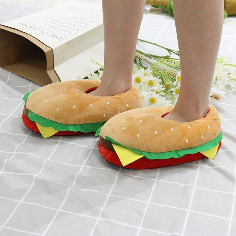 New Cartoon Hamburger Plush Sl - Women Bags New review and price