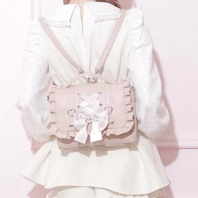 Sweet Bow Pink Mochila Women F - Women'S Japanese Bags review and price