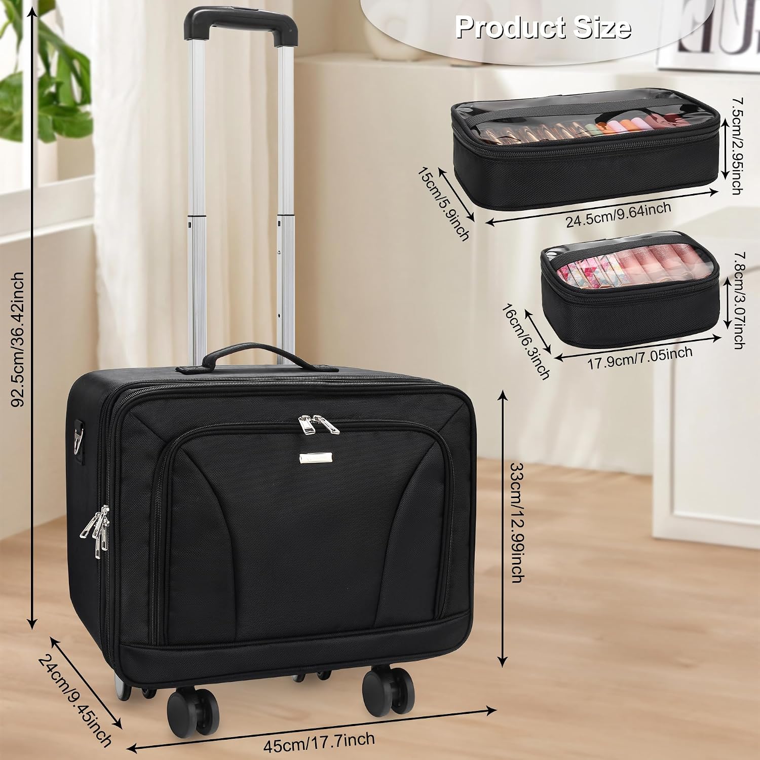 Extra Large Rolling Makeup Tra - Women Bags For Women review and price