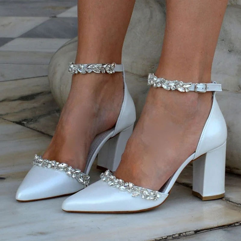 Pointed High Heel Thick Heel S - Women Bags New review and price