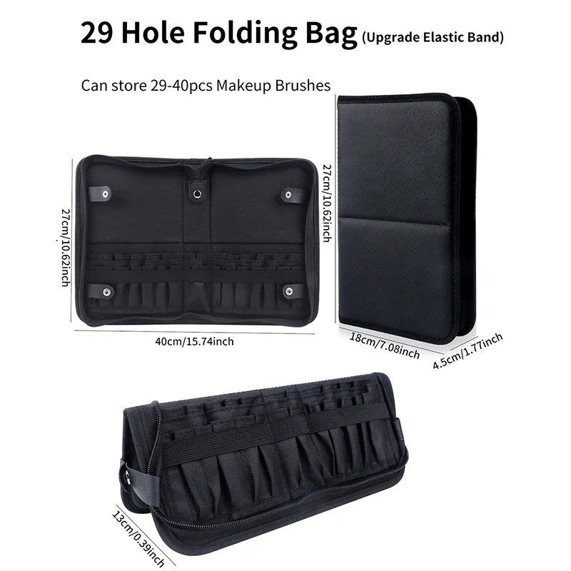 29/23 Holes Foldable Makeup Br - Women Bags Deals review and price