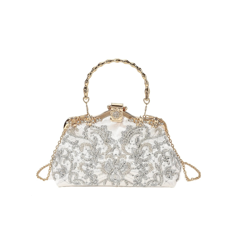 Retro New Embroidered Beaded F - Evening Bag Beaded review and price